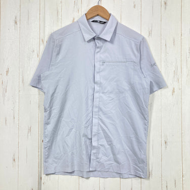 【Men's S グレー系】 Arcteryx ( アークテリクス ) スカイライン ショートスリーブ シャツ Skyline SS Shirt リサイクルポリエステル100% スナップフロント ポリエステル ウェア トップス インナー シャツ ショートスリーブシ