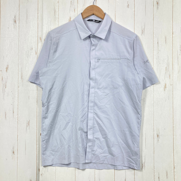 【Men's S グレー系】 Arcteryx ( アークテリクス ) スカイライン ショートスリーブ シャツ Skyline SS Shirt リサイクルポリエステル100% スナップフロント ポリエステル ウェア トップス インナー シャツ ショートスリーブシ