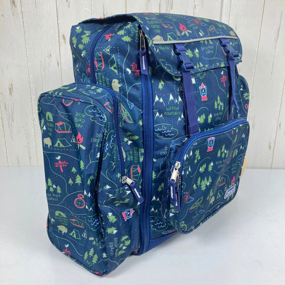 【OneSize ネイビー系】 Coleman ( コールマン ) トレックパック Trek Pack キャンプマップ ポリエステル バッグ ストレージ バックパック 容量【30L～54L】 z00055185 キャンプマップ 容量【30L～54L】 バックパック