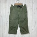 【Men's S グリーン系】 Gramicci ( グラミチ ) クロップド クライミングパンツ Cropped Climbing Pant 生産終了モデル 入手困難 ウェビングベルト ガゼットクロッチ コットン ウェア ボトムス ショーツ ショートパンツ コット-1