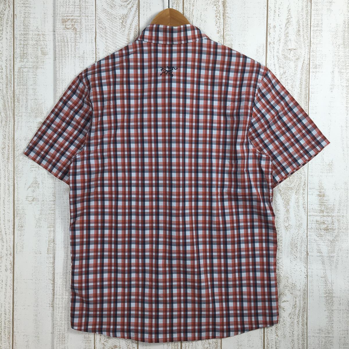 【Men's S レッド系】 Arcteryx ( アークテリクス ) ブローム ショートスリーブ シャツ Brohm Short Sleeve Shirt 17217/X000000616 International Men's  化繊 ショートスリーブシャツ