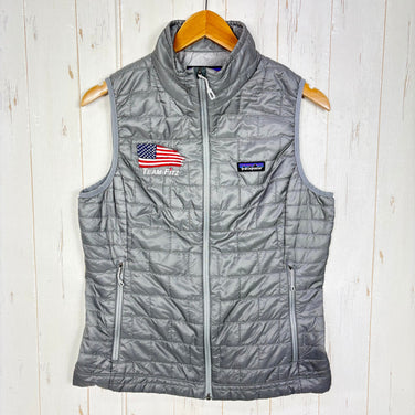 【Women's M グレー系】 2019 Patagonia ( パタゴニア ) ナノパフ ベスト Nano Puff Vest FEA 入手困難 ユニフォーム 化繊ダウン ウェア トップス ベスト 化繊インサレーション プリマロフト・ゴールド・インサレーション・エ