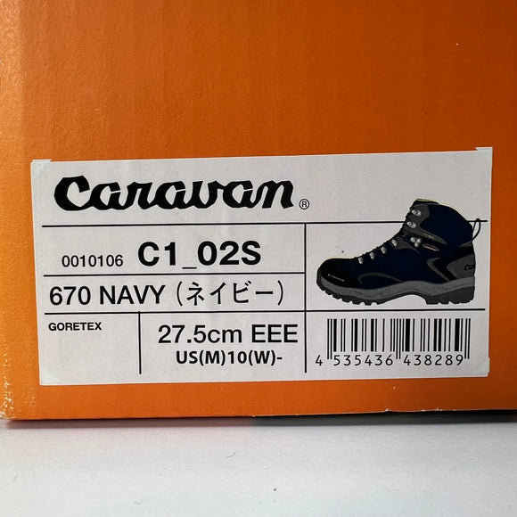 【Unisex 27.5cm ネイビー系】 Caravan ( キャラバン ) C1 02S C1 02S 27.5cm 0010106 670 ネイビー z00056805 670 ネイビー ハイキングシューズ フットウェア