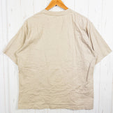 【Men's M ベージュ系】 Jackwolfskin ( ジャックウルフスキン ) ジェーピー ウォウ ピーク ウルフ ティー JP WHW PEAK WOLF T オーガニックコットン ウェア トップス インナー シャツ ショートスリーブTシャツ クルーネック - 【公式】2ndGEAR（セカンドギア）Webショップ【登山用品・アウトドア用品専門 買取販売店】