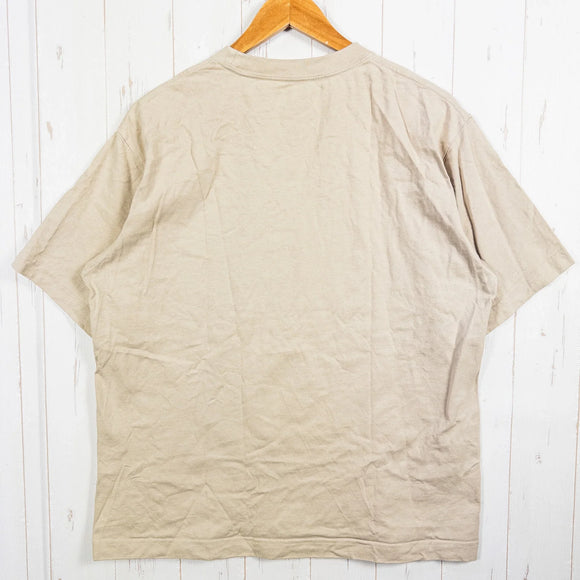 【Men's M ベージュ系】 Jackwolfskin ( ジャックウルフスキン ) ジェーピー ウォウ ピーク ウルフ ティー JP WHW PEAK WOLF T オーガニックコットン ウェア トップス インナー シャツ ショートスリーブTシャツ クルーネック - 【公式】2ndGEAR（セカンドギア）Webショップ【登山用品・アウトドア用品専門 買取販売店】