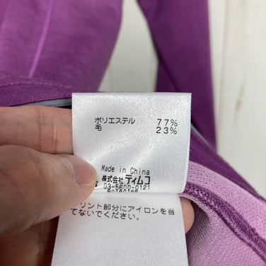 【Women's M パープル系】 Foxfire ( フォックスファイヤー ) TS ウール ハーフジップ TS Wool Half Zip トランスウェットウール / メリノウール混 ポリエステル ウェア トップス インナー シャツ ロングスリーブシャツ 化繊 z0