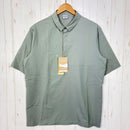 【Men's M グリーン系】 Houdini ( フーディニ ) メンズ コスモ シャツ M's Cosmo Shirt 238724 FROST GREEN z00055925 FROST GREEN 化繊 ショートスリーブシャツ インナー シャツ トップス ウ-1