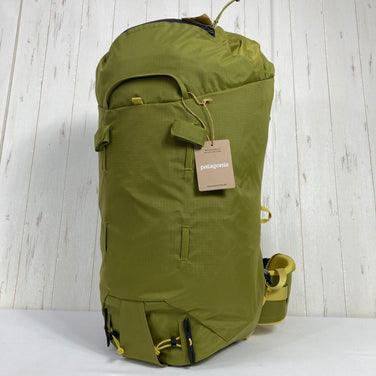 【Unisex M イエロー系】 2025 Patagonia ( パタゴニア ) アセンジョニスト・パック 35L Ascensionist Pack 35L GRZG / Graze Green クライミングパック / アイスアックスホルダー / 取り外し可能ヒッ