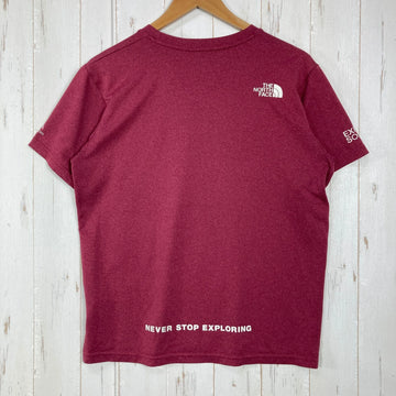 【Unisex M レッド系】 The North Face ( ザ・ノースフェイス ) Mt.FUJI100 2025 参加賞Tシャツ Mt.FUJI100 2025 Participant T-Shirt EXPLORE SOURCE ポリエステル ウェア トッ - 0