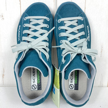 Unisex Scarpa Margarita Leather Footwear Sneakers, Size 26.0cm, Blue, z00054022.