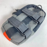 Gregory 橙色佩斯利花纹软垫收纳包 S 号（均码，灰色） - 已停产型号，难寻，旧标签，尼龙袋，收纳袋，外置口袋，z00055549，橙色佩斯利花纹