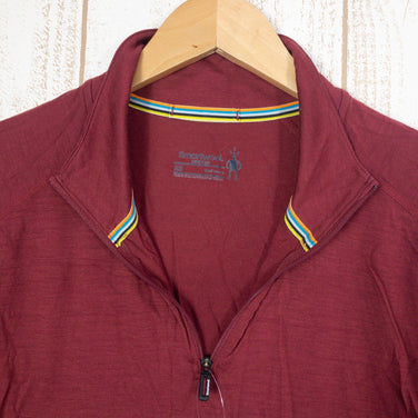 【Men's XS ワインレッド系】 Smartwool ( スマートウール ) メリノ 150 ベースレイヤ－ 1/4 ジップ Merino 150 Baselayer 1/4 Zip メリノウール SW014070 Men's ロングスリーブシャツ インナー シャツ - 【公式】2ndGEAR（セカンドギア）Webショップ【登山用品・アウトドア用品専門 買取販売店】