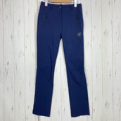 【Women's XS ネイビー系】 Mammut ( マムート ) トレッカーズ 3.0 ソフトシェル パンツ AF ウィメン Trekkers 3.0 SO Pants AF ナイロン ウェア ボトムス ロングパンツ ソフトシェル z00059144  ソフトシェル