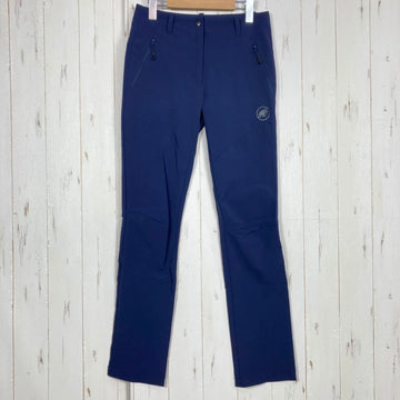 【Women's XS ネイビー系】 Mammut ( マムート ) トレッカーズ 3.0 ソフトシェル パンツ AF ウィメン Trekkers 3.0 SO Pants AF ナイロン ウェア ボトムス ロングパンツ ソフトシェル z00059144  ソフトシェル