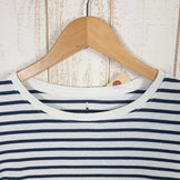 【Women's L ブルー系】 Montbell ( モンベル ) Wic.ボーダー ロングスリーブt 長袖 ウィックロン Tシャツ 1114544 Asian Women's IV/DN 化繊 ロングスリーブTシャツ クルーネック インナー シャツ トップス ウェ - 【公式】2ndGEAR（セカンドギア）Webショップ【登山用品・アウトドア用品専門 買取販売店】