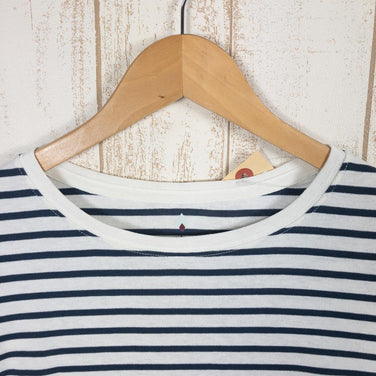 【Women's L ブルー系】 Montbell ( モンベル ) Wic.ボーダー ロングスリーブt 長袖 ウィックロン Tシャツ 1114544 Asian Women's IV/DN 化繊 ロングスリーブTシャツ クルーネック インナー シャツ トップス ウェ - 【公式】2ndGEAR（セカンドギア）Webショップ【登山用品・アウトドア用品専門 買取販売店】