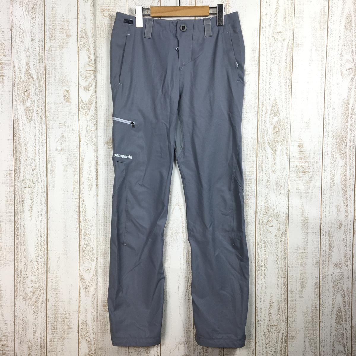 【Women's 2 グレー系】 Patagonia ( パタゴニア ) サイマル アルパイン パンツ Simul Alpine Pants ソフトシェル 83065 International Women's FEA Feather Grey ソフトシェル ロングパ