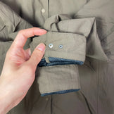【Women's M Brown】 The North Face October Mid Shirt Active Fleece Softshell Nylon Wear Tops Outer Jacket Fleece z0005718