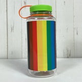 【均码 红色】REI（户外用品公司）Nalgene 1000ml 水瓶，罕见彩虹色，硬壳水瓶 z00054332