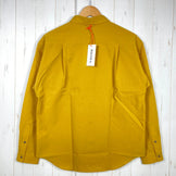 Ridge Mountain Gear 女士大号黄色基本款长袖衬衫（乡村芥末黄）、涤纶、上衣、汗衫