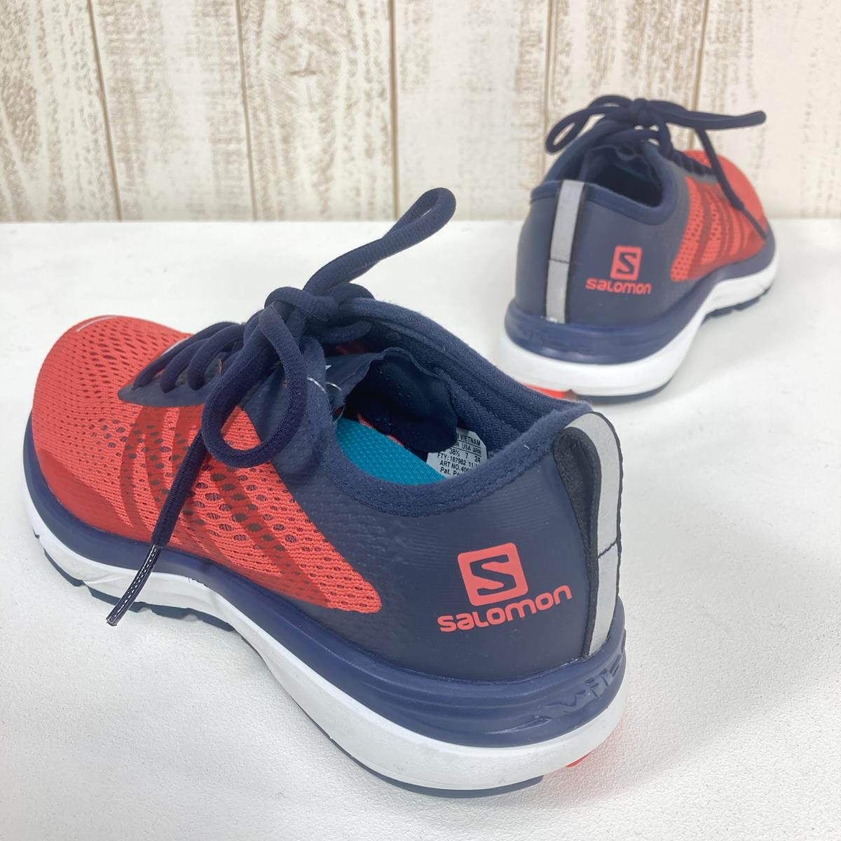 【Women's 24.0cm オレンジ系】 Salomon ( サロモン ) ソニック Ra 2 ウィメンズ Sonic Ra 2 W ロードランニングシューズ L40688500/406885 Women's Dubarry / Navy Blazer / White ロード