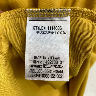【Men's M イエロー系】 Montbell ( モンベル ) ウイック ティー WIC.T ポリエステル ウェア トップス インナー シャツ ショートスリーブTシャツ クルーネック 化繊 z00058577  化繊 ショートスリーブTシャツ クルーネック イン