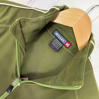 【Men's M グリーン系】 Millet ( ミレー ) ロングスリーブ フリース ジャケット ポリエステル ウェア トップス アウター ジャケット フリース z00057915  フリース アウター ジャケット トップス ウェア