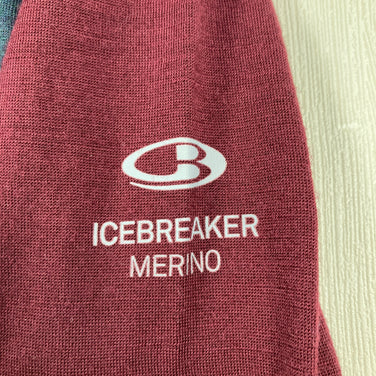 【Men's S ワインレッド系】 Icebreaker ( アイスブレーカー ) オアシス ロングスリーブ クルー Oasis Long Sleeve Crew メリノウール ウェア トップス インナー シャツ ロングスリーブTシャツ クルーネック ウール z0005