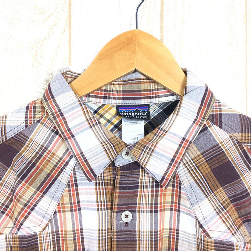 [Men's S Brown] Patagonia Long-Sleeved Good Shirt Discontinued model Hard to find 52250 International Men's NAO Norm: Acorn Cotton