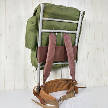 【Unisex OneSize グリーン系】 1960s Rei ( アールイーアイ ) エクスターナルフレームザック External Frame Backpack 旧タグ ビンテージ オリジナル 入手困難 Cruiser系 バッグ ストレージ バックパック 容量【30L～54