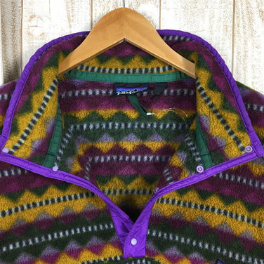 【Men's L パープル系】 Patagonia ( パタゴニア ) プリンテッド ライトウェイト シンチラ スナップt スペシャル Printed Light Weight Synchilla Snap-T Sp ダイヤモンド フリース ジャケット カタログ掲載 - 【公式】2ndGEAR（セカンドギア）Webショップ【登山用品・アウトドア用品専門 買取販売店】