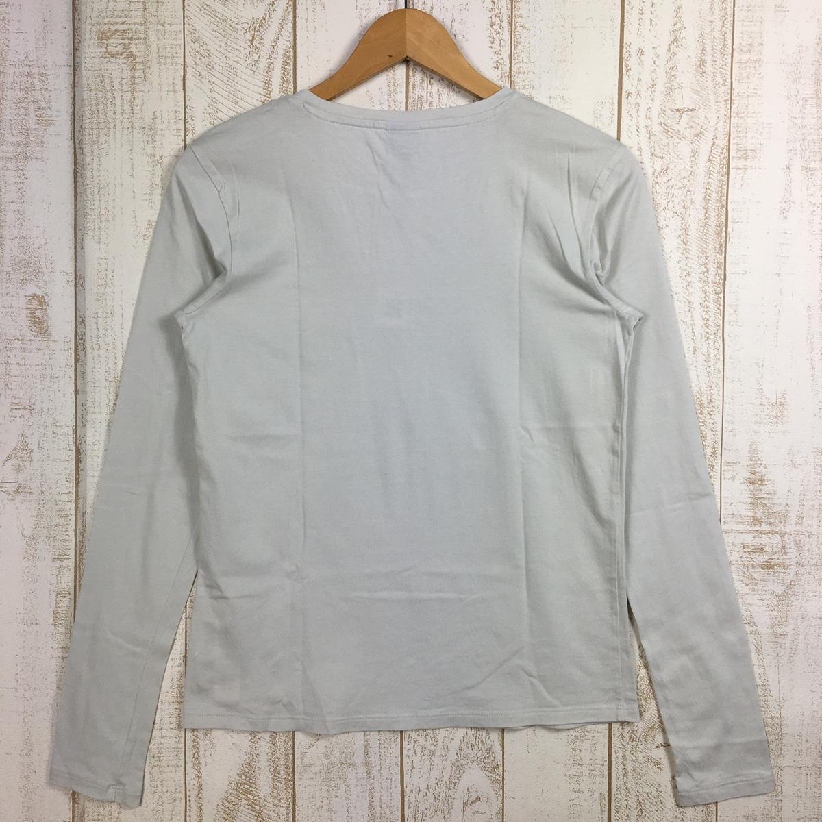 [Women's XS Beige] Patagonia Long-Sleeved Regenerative Organic Certified Cotton Tee