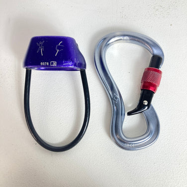 【OneSize パープル系】 Black Diamond ( ブラックダイヤモンド ) エーティーシー ATC 環付カラビナ セット ロッククライミングギア z00056466  ロッククライミングギア