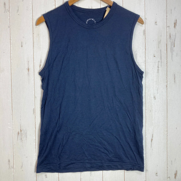 【Men's M ネイビー系】 Yamatomichi ( 山と道 ) 100 パーセント ライト メリノ スリーブレス 100% Light Merino Sleeveless メリノウール ウェア トップス インナー シャツ タンクトップ ノースリーブシャツ z