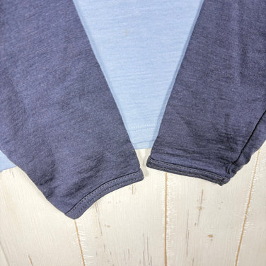 【Women's M ブルー系】 Icebreaker ( アイスブレーカー ) スーパーファイン190 ロングスリーブ ウールティー メリノウール ウェア トップス インナー シャツ ロングスリーブTシャツ クルーネック ウール z00055018  ウール ロング