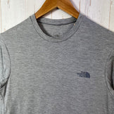 【Men's M グレー系】 The North Face ( ザ・ノースフェイス ) ロング スリーブ ウォーム クルー Long Sleeve Warm Crew ポリエステル ウェア トップス インナー シャツ ロングスリーブTシャツ クルーネック 化繊 z