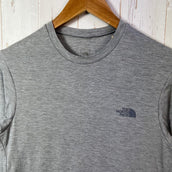 【Men's M グレー系】 The North Face ( ザ・ノースフェイス ) ロング スリーブ ウォーム クルー Long Sleeve Warm Crew ポリエステル ウェア トップス インナー シャツ ロングスリーブTシャツ クルーネック 化繊 z