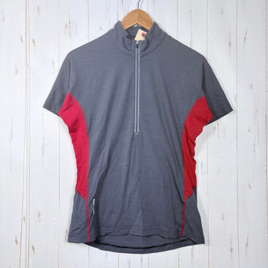 【Men's S グレー系】 Icebreaker ( アイスブレーカー ) 200 ハーフジップ ショートスリーブ シャツ 200 Half Zip Short Sleeve Shirt メリノウール ウェア トップス インナー シャツ ショートスリーブシャツ