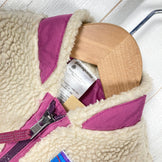 [Boys' Size 12M Beige] 2012 Patagonia Retro X Vest NRU Polyester Fleece Vest z00054037 NRU Fleece Vest Tops