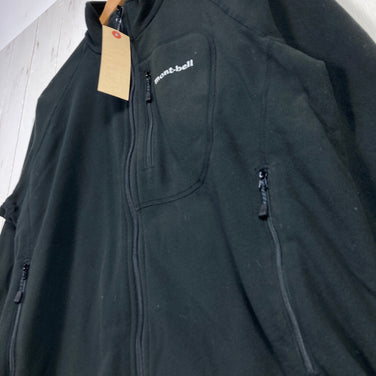 【Men's M ブラック系】 Montbell ( モンベル ) シャミース ジャケット Shammies Jacket ポリエステル ウェア トップス アウター ジャケット フリース z00054820  フリース アウター ジャケット トップス ウェア