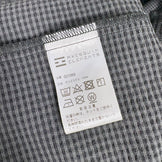 【Unisex 3 ブラック系】 Axesquin Elements ( アクシーズクインエレメンツ ) ギンガム サッカー の ショート カラー シャツ ポリエステル ウェア トップス インナー シャツ ロングスリーブシャツ 化繊 z00058149  化繊 ロング