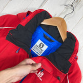【Men's S レッド系】 Salomon ( サロモン ) アイスストーム ジャケット Icestorm Jacket スキージャケット 中綿 ストレッチ 化繊ダウン ウェア トップス アウター ジャケット ソフトシェル z00060181  ソフトシェル ア