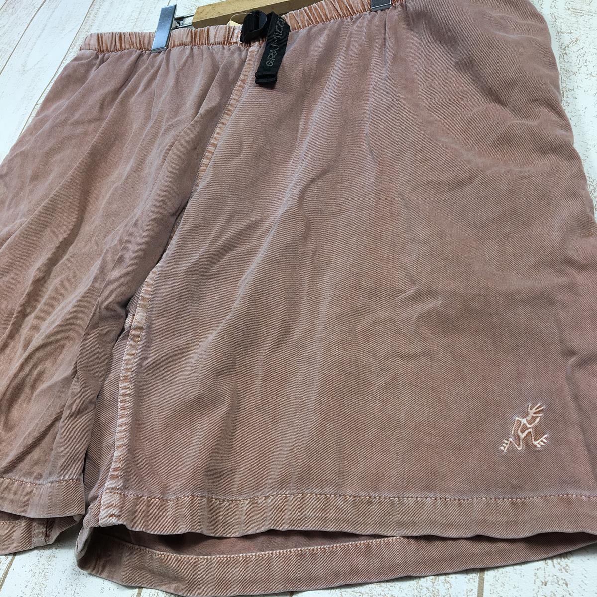 [Men's L Brown] Gramicci (Gramicci) Gramicci Shorts Climbing Pants Made in USA Box Logo Vintage Hard to Find International Men's Cotton Shorts Short Pants Bo