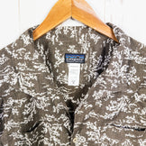 Men's Medium Brown 2008 Patagonia Bollocks Shirt (Discontinued Model, Hard to Find) Organic Cotton Short Sleeve Shirt (Z0005330)