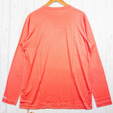 【Men's XL ピンク系】 Ridge Mountain Gear ( リッジマウンテンギア ) メリノ ベーシック ティー Merino Basic Tee Coral Red メリノウール ウェア トップス インナー シャツ ロングスリーブTシャツ クルーネ - 【公式】2ndGEAR（セカンドギア）Webショップ【登山用品・アウトドア用品専門 買取販売店】