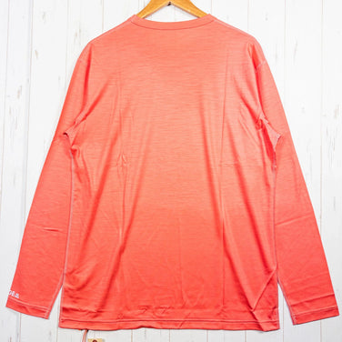 【Men's XL ピンク系】 Ridge Mountain Gear ( リッジマウンテンギア ) メリノ ベーシック ティー Merino Basic Tee Coral Red メリノウール ウェア トップス インナー シャツ ロングスリーブTシャツ クルーネ - 【公式】2ndGEAR（セカンドギア）Webショップ【登山用品・アウトドア用品専門 買取販売店】