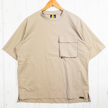 【Men's M ベージュ系】 Jackwolfskin ( ジャックウルフスキン ) ジェーピー ユーアール アクティブライト ティー ブイツー JP UR ACTIVELIGHT T V2 ポリエステル ウェア トップス インナー シャツ ショートスリーブシャツ