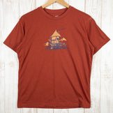 【Men's S オレンジ系】 Millet ( ミレー ) アドベンチャー ハウス Tシャツ Adventure House TShirt ポリエステル MIV01936 Men's ショートスリーブTシャツ クルーネック インナー シャツ トップス ウェア - 【公式】2ndGEAR（セカンドギア）Webショップ【登山用品・アウトドア用品専門 買取販売店】