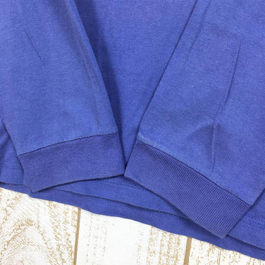 【Men's S ブルー系】Patagonia ( パタゴニア ) オーガニックコットン ベネフィシャル ロングスリーブ Tシャツ アメリカ製 生産終了モデル 入手困難 International Men's コットン ロングスリーブTシャツ クルーネック インナー シャツ トップス ウェア - 【公式】2ndGEAR（セカンドギア）Webショップ【登山用品・アウトドア用品専門 買取販売店】