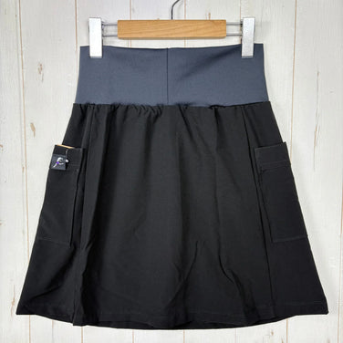 [Women's XS Black] Purple Rain Adventure Skirts Black Skirt Polyester Wear Bottoms Skirt z00055461 Skirt Bottoms Wear